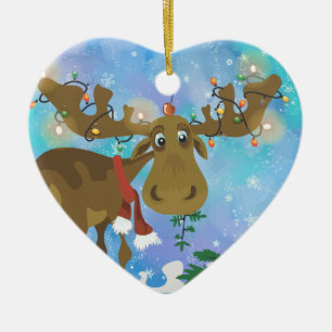 Christmas Moose ornament