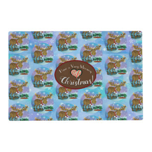 Christmas Moose Placemat