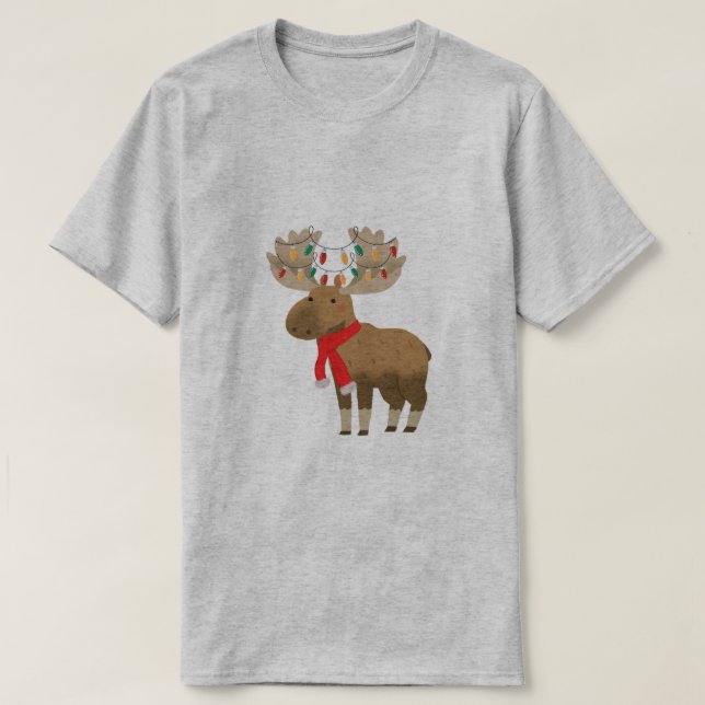 Christmas Moose Shirt (Design Front)