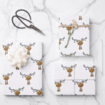 Christmas Moose Wrapping Paper<br><div class="desc">This fun wrapping paper brings a smile to the holiday season. Designed by Shauna Begley | Beach Grove Tangles © in Tsawwassen,  BC,  Canada.</div>