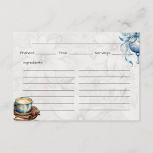 Christmas Morning Basic Recipe Card
