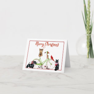 Christmas Morning Bicycle Holiday Card