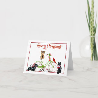 Christmas Morning Bicycle Holiday Card