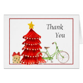 Christmas Morning Bicycle Thank You (Front Horizontal)