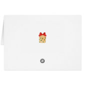 Christmas Morning Bicycle Thank You (Back Horizontal)