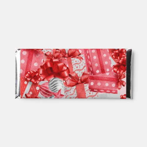 Christmas morning hershey bar favors