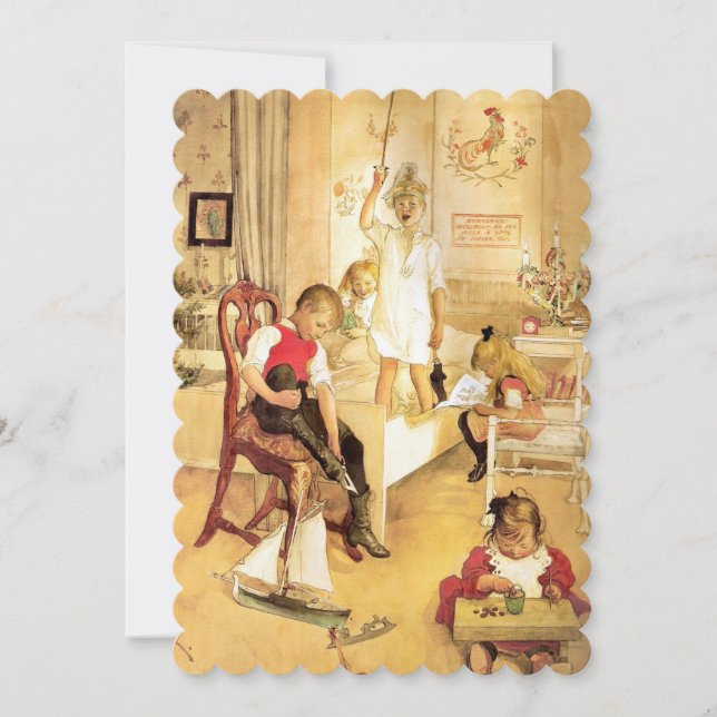 Christmas Morning Holiday Card (Front)