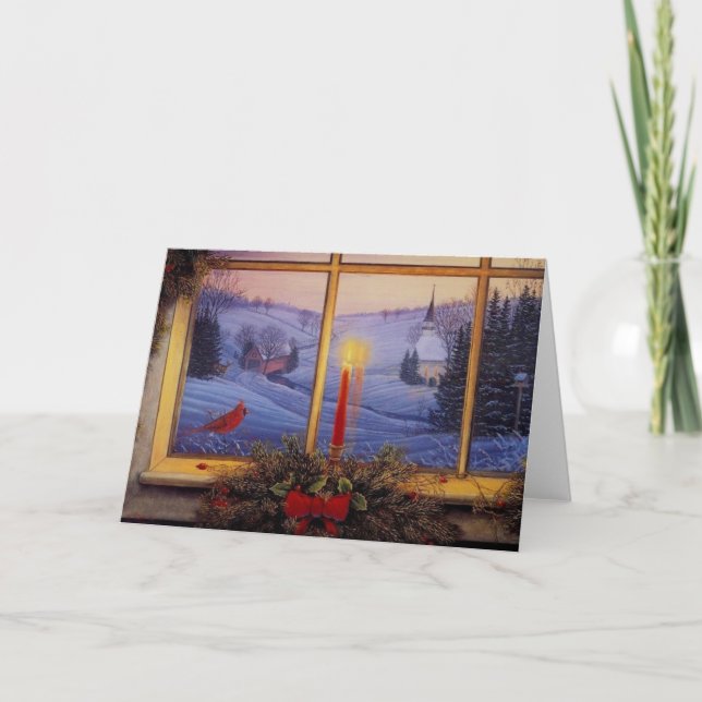 Christmas Morning Holiday Card (Front)