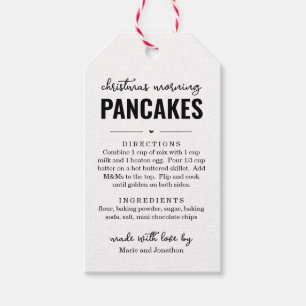 Christmas Morning Pancake Mix in a Jar Gift Tag