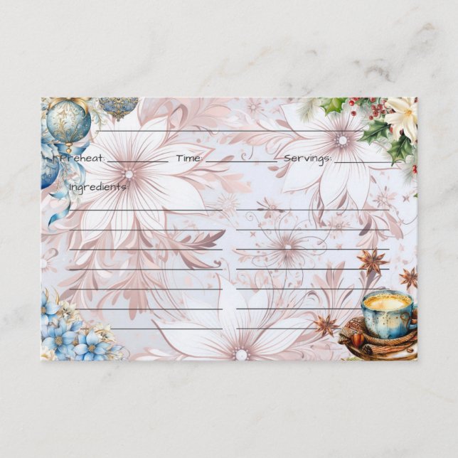 Christmas Morning Recipe Card (Front)