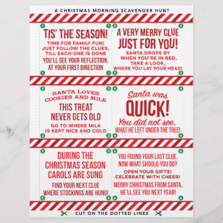 Christmas Morning Scavenger Hunt