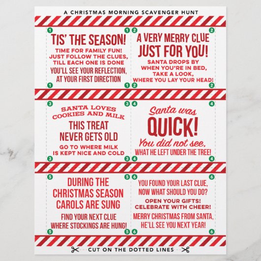 Christmas Morning Scavenger Hunt (Front)