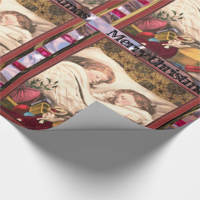 Christmas Morning Sweet Dreams Wrapping Paper (Corner)