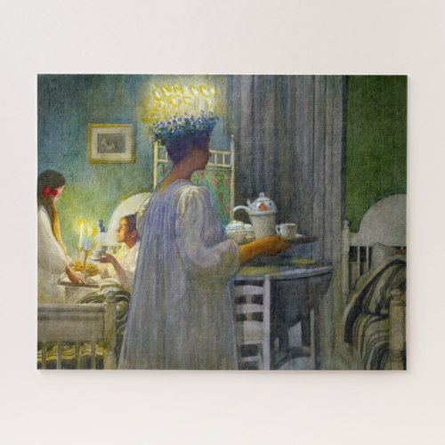Christmas Morning The Feast of Saint Lucy Jigsaw Puzzle