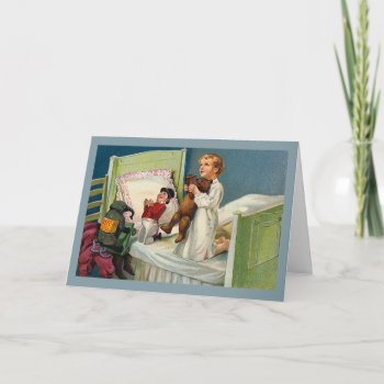 "christmas Morning" Vintage Holiday Card by ChristmasVintage at Zazzle