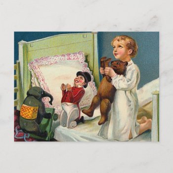 "christmas Morning" Vintage Holiday Postcard by ChristmasVintage at Zazzle
