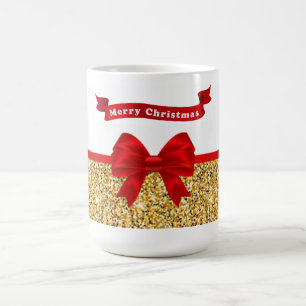 Christmas Morphing Mug/Red Bow Color Morph Mug