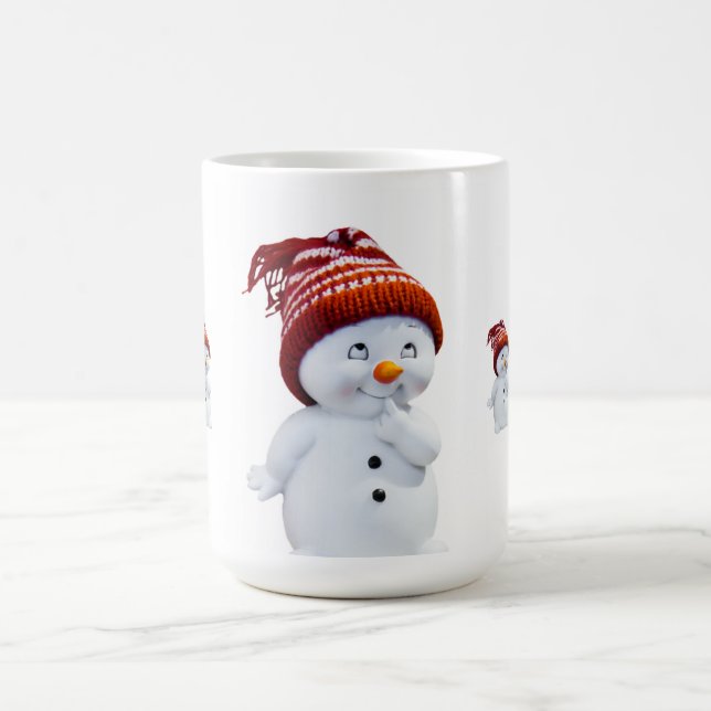 Christmas Morphing Mug/Snowman Color Morph Mug (Center)