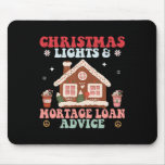 Christmas Mortgage Loan Advice Fun Mortgage Broker Mouse Pad