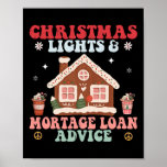 Christmas Mortgage Loan Advice Fun Mortgage Broker Poster