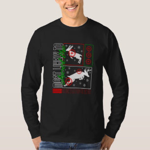 Christmas Most Likely To Shoot Reindeer Hunter Dee T-Shirt