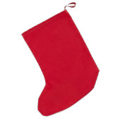 Christmas Most Wonderful Time for a Beer Santa Small Christmas Stocking (Back (Hanging))