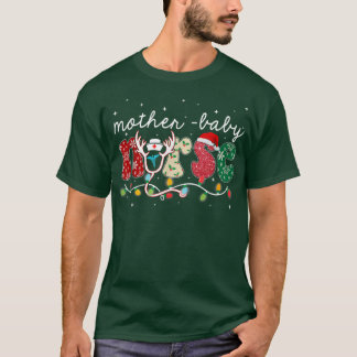 Christmas Mother Baby Nurses Wrap The Best Gifts T T-Shirt