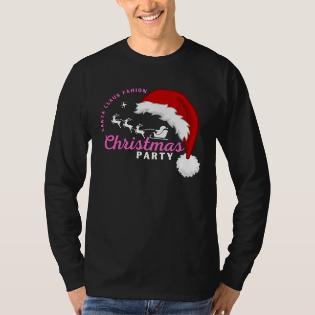 Christmas Motif Christmas Party  2 T-Shirt (Front)