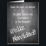 Christmas motif in chalkboard style - XMAS Card<br><div class="desc">Christmas motif in chalkboard style with the words Frohe Weihnacht in German,  in Spanish,  in French,  in English</div>