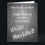 Christmas motif in chalkboard style - XMAS Card<br><div class="desc">Christmas motif in chalkboard style with the words Frohe Weihnacht in German,  in Spanish,  in French,  in English</div>