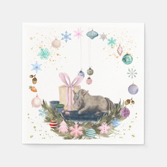 Christmas motif Servietten Napkins (Front)