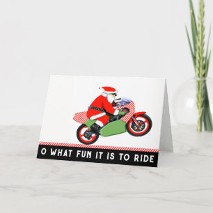 Christmas Motocross Holiday Card