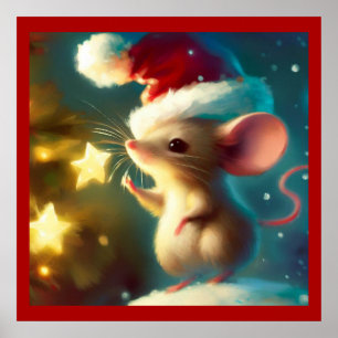 Christmas Mouse 1 Poster