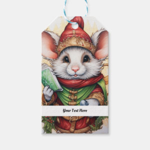 Christmas Mouse 47 Your Text Here Gift Tags