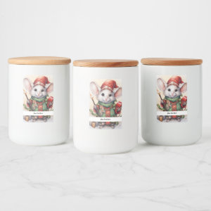 Christmas Mouse 49 Your Text Here Food Label