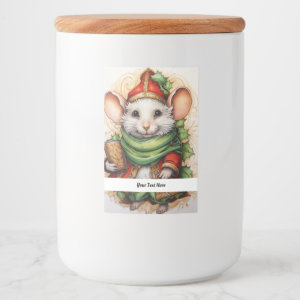 Christmas Mouse 5 Your Text Here Food Label