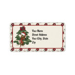 Christmas Mouse Address Labels