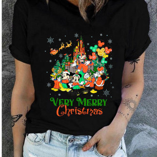 Christmas Mouse and Friends Tri-Blend Shirt