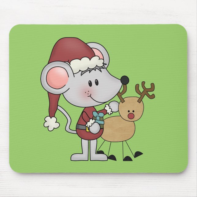 Christmas Mouse and Mouse Pad (Front)