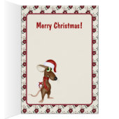 Christmas Mouse Card (Inside (Right))