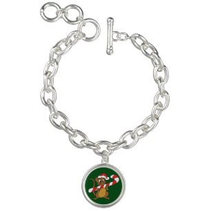 Christmas Mouse Charm Bracelet