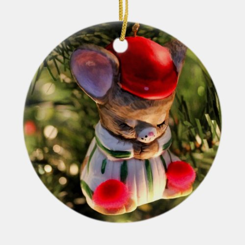 Christmas Mouse Ornament