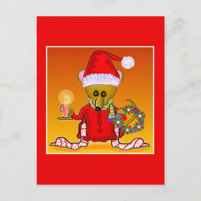 Christmas Mouse Postcards (Front)