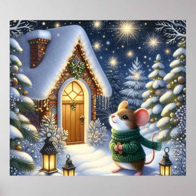 Christmas Mouse Poster (Front)