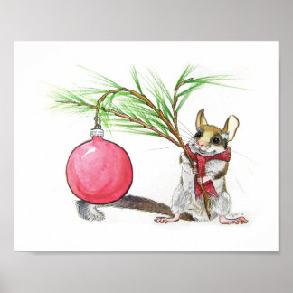 Christmas Mouse Print