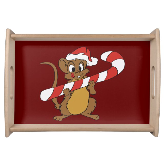 Christmas Mouse Serving Tray (Front)