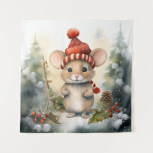Christmas Mouse Tapestry