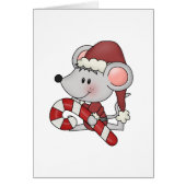 Christmas Mouse With Candy Cane (Front)