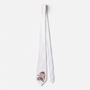 Christmas Mouse With Candy Cane Tie