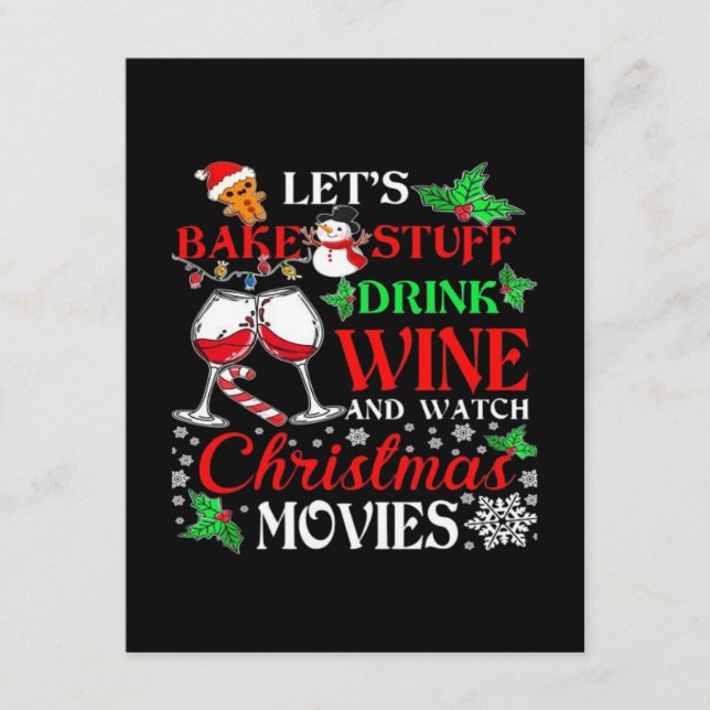 Christmas movie  enclosure card (Front)